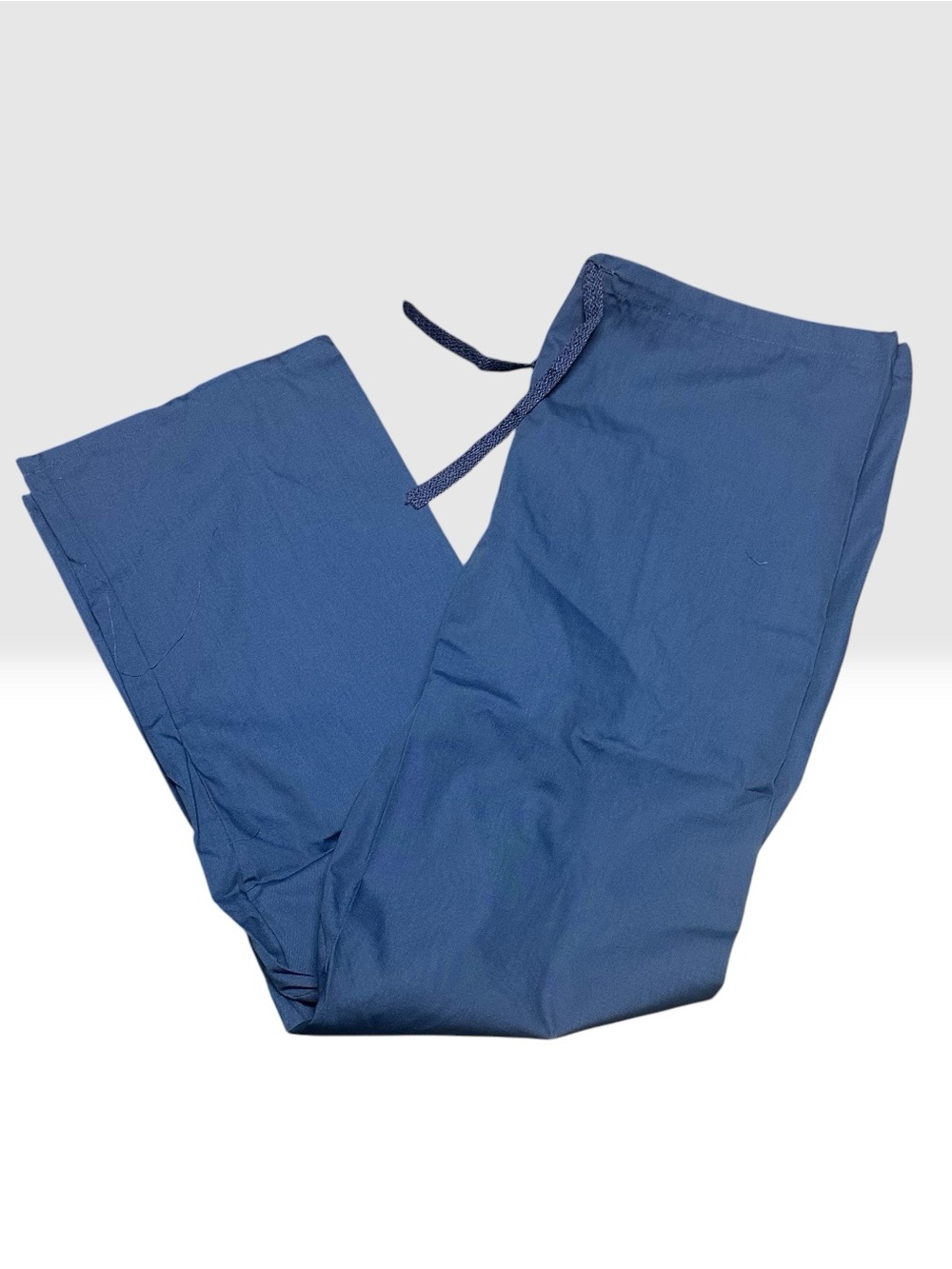 Navy Blue Drawstring Scrub Pants - Picture 2 of 3